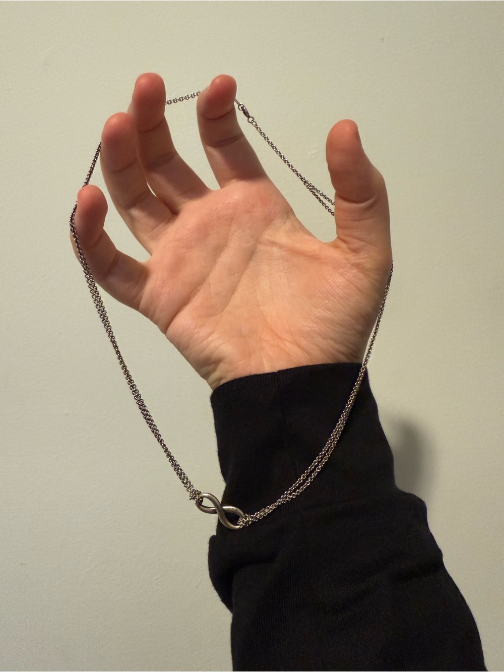 Tiffany Sterling Infinity Necklace